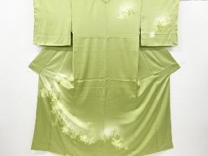 未使用品　仕立て上がり　草の実模様訪問着